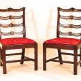 Pair of Mahogany Chippendale Side Chairs