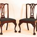 Pair of Mahogany Chippendale Side Chairs