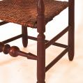 Very Tall Five-Slat Ladderback Arm Chair