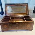 Very fine inlaid tea caddy