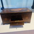 Very fine inlaid tea caddy