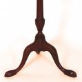 Mahogany Dish Top Candle Stand