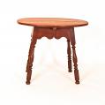 Walnut Queen Anne Oval Top Tavern Table