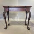 Rare Mahogany Chippendale Card Table
