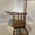 Rare Writing Arm Comb Back Windsor Chair