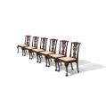 Set of 6 Mahogany Chippendale Side Chairs