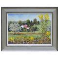 Acrylic on Linen Panel Entitled &quot;After the Flood, Valley Creek at Conner Road&quot; by John Suplee