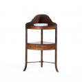 Rare American Mahogany Hepplewhite Corner Washstand Rare American Mahogany Hepplewhite Corner Washstand