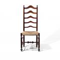 Early Maple Five Slat Ladderback Chair 