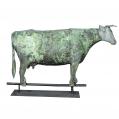 Copper &amp; Zinc Cow Weathervane (SOLD)