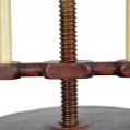 Rare Painted Adjustable Candlestand Rare Painted Adjustable Candlestand