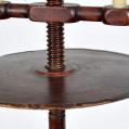 Rare Painted Adjustable Candlestand Rare Painted Adjustable Candlestand