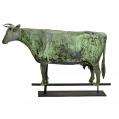 Copper &amp; Zinc Cow Weathervane (SOLD)