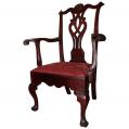 Walnut Chippendale Armchair