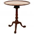 18th Century Mahogany English Piecrust Tea Table