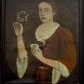 Portrait of Elizabeth Van Dyck Vosburg by Pieter Vanderlyn (The Gansevoort Limner)