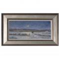Acyrlic on Panel Entitled&quot; Little Winter Moonrise&quot; by John Suplee